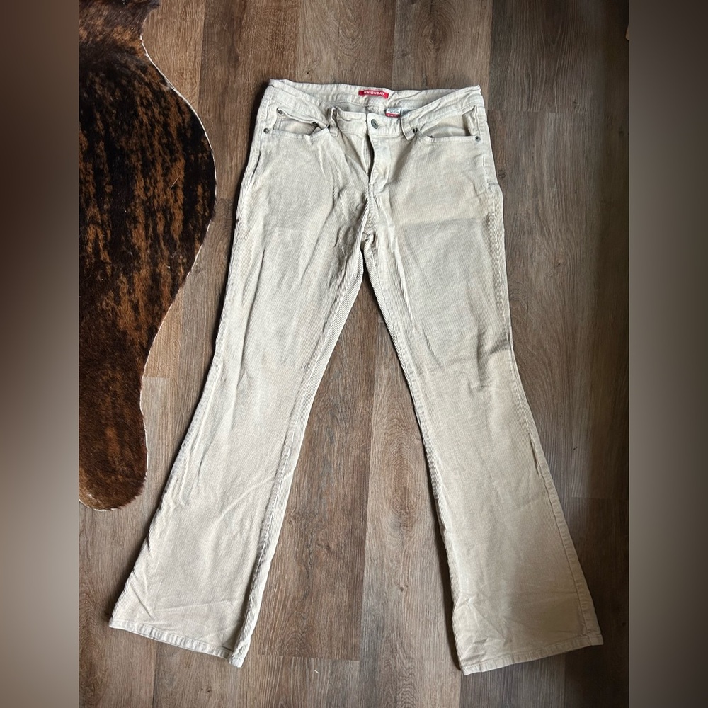 Vintage Union Bay flair khaki cords, size 13